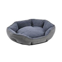 PANIER OVALE SOFT BLEU 70x65x18cm