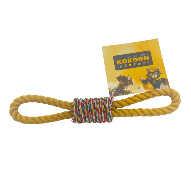 JOUET CORDE FORME 8 - 27cm