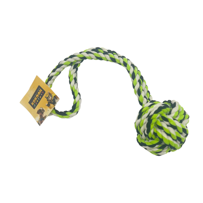 JOUET CORDE TRACTION BOULE 43cm