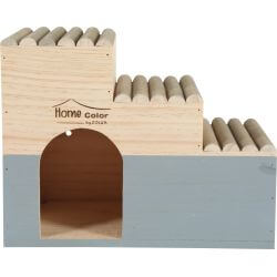MAIS BOIS HOME ROND L GRIS