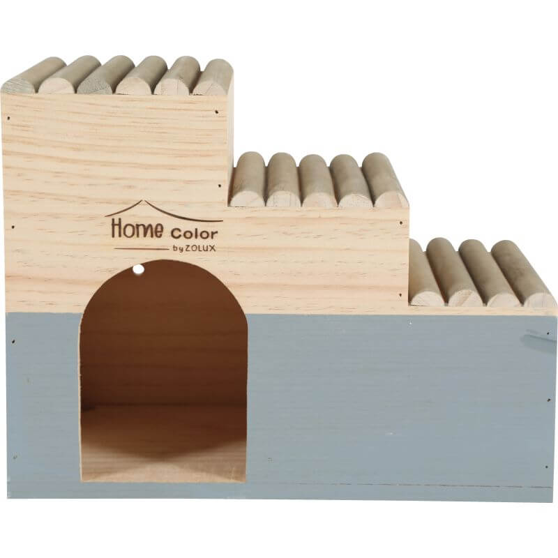 MAIS BOIS HOME ROND L GRIS