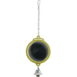 JOUET A SUSPENDRE MIROIR ROND+CLOCHETTE