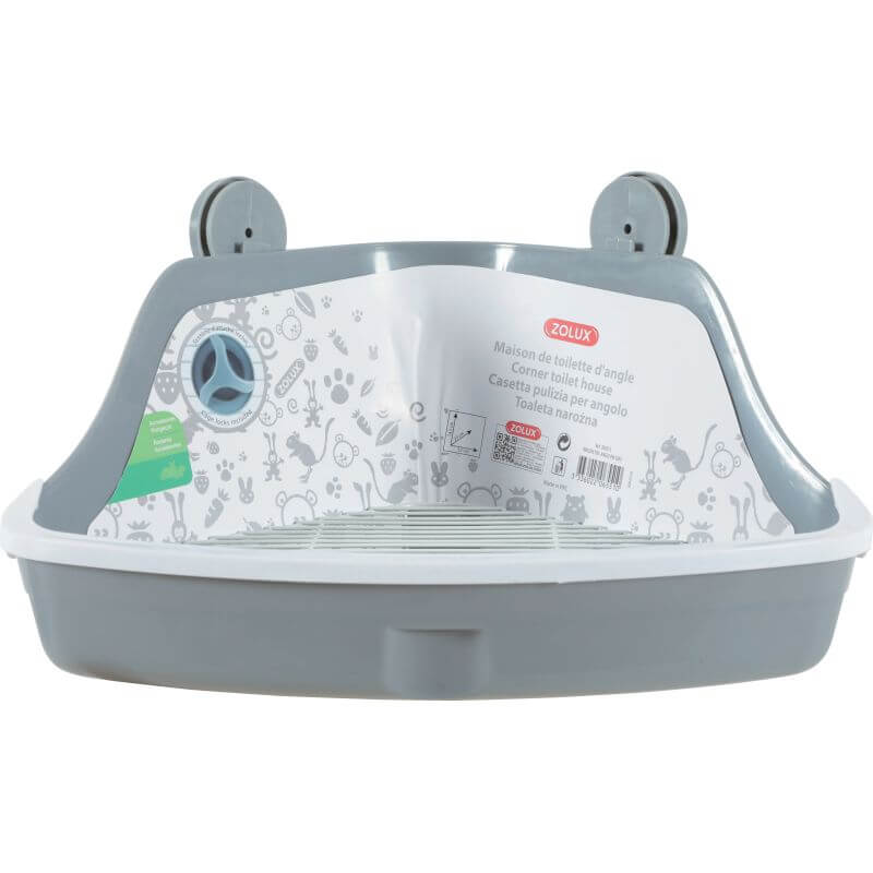 MAISON DE TOILETTE ANGLE PM GRIS