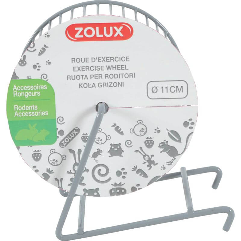 ROUE METAL RONGEUR Diam. 11cm GRIS