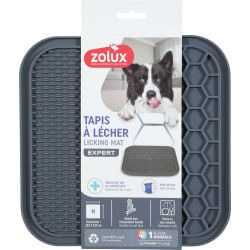 TAPIS A LECHER SILICONE M GRIS
