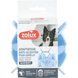 SUPP SLOW FEEDER SILICONE S BLEU