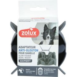SUPP SLOW FEEDER SILICONE S GRIS