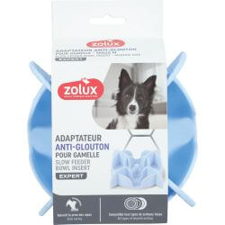 SUPP SLOW FEEDER SILICONE M BLEU