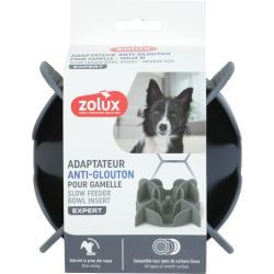 SUPP SLOW FEEDER SILICONE M GRIS