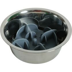 SUPP SLOW FEEDER SILICONE M GRIS