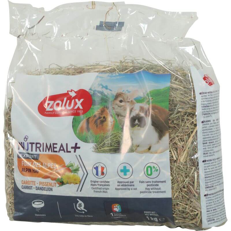 FOIN ALPAGE NMEAL3 CAROTTE PISSENLIT 1KG