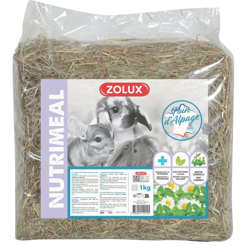 FOIN ALPAGE NMEAL3 MENTHE/CAMOMILLE 1KG