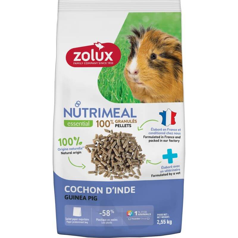 GRANULES POUR COCHON D'INDE NMEAL4 2.55kg