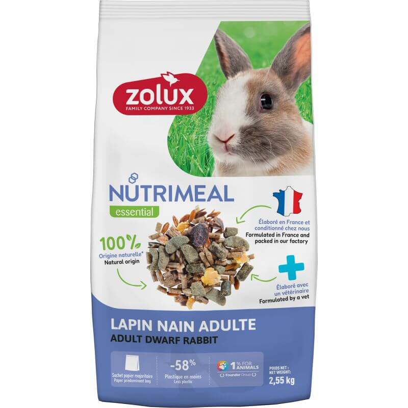 MELANGE POUR LAPIN ADULTE NMEAL4 2.55kg
