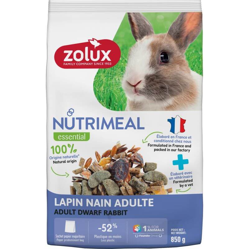 MELANGE POUR LAPIN ADULTE NMEAL4 850gr