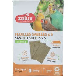 FEUILLE SABLEE GM 43x28cm x5
