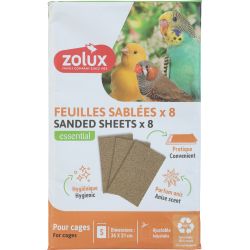 FEUILLE SABLEE PM 36x21cm x8