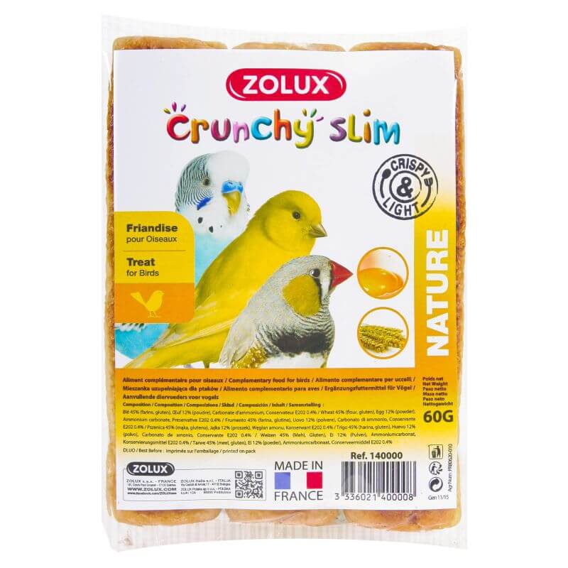 CRUNCHY SLIM OISEAUX NAT. 3x20g