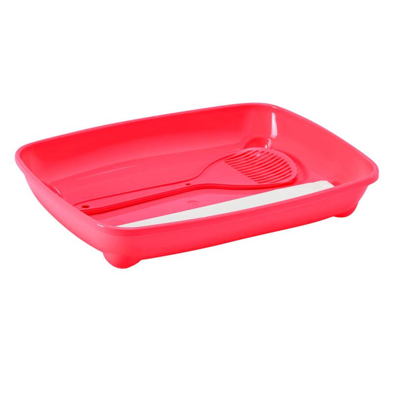 BAC A CHAT BILLY KIT OPEN CORAIL 36,7x27x6cm