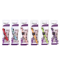 COLLIER CHAT KITTY CAT VERT 20-27cmx8mm