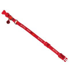 COLLIER CHAT KITTY CAT ROUGE 20-27cmx8mm