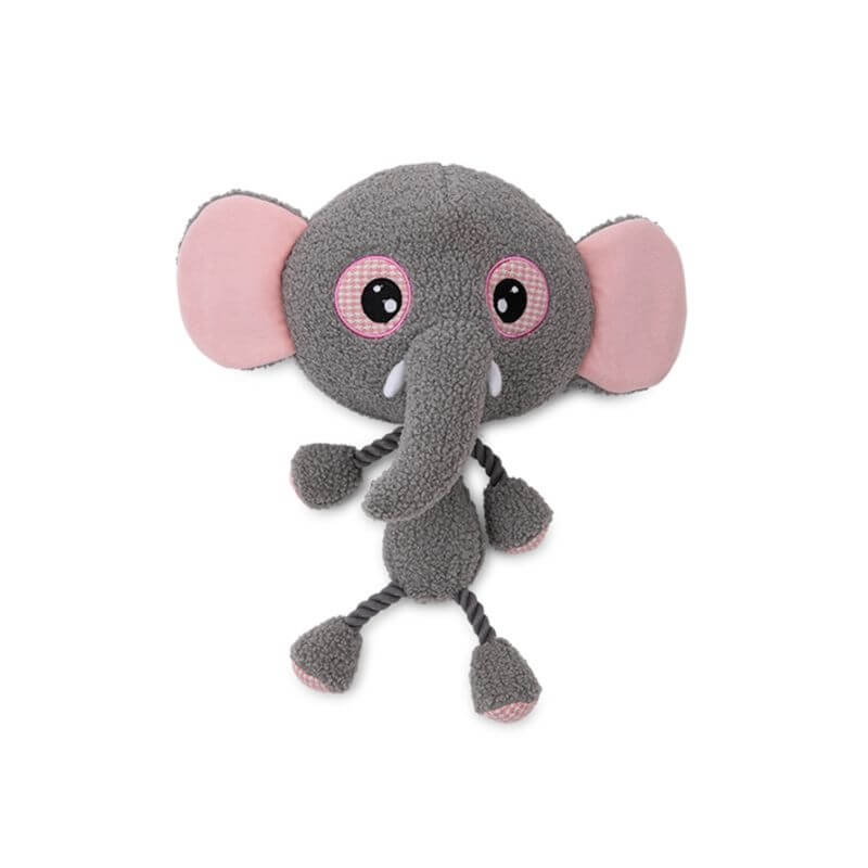 JOUET CHIEN PELUCHE ELLY ELEPHANT 30cm