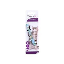 COLLIER CHAT KITTY CAT BLEU CLAIR 20-27cmx8mm