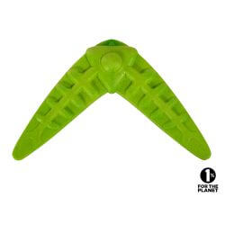 JOUET CHIEN TPR BOOMERANG VERT 17cm