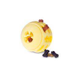JOUET CHIEN TPR BALLE YELLOW VANILLA 8cm