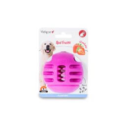 JOUET CHIEN TPR BALLE RED FRUTTI 8cm