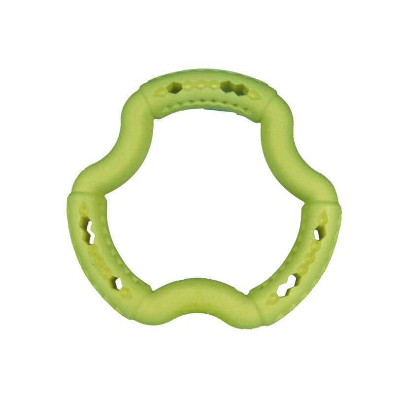 JOUET CHIEN TPR ANNEAU GREEN APPLE 21cm