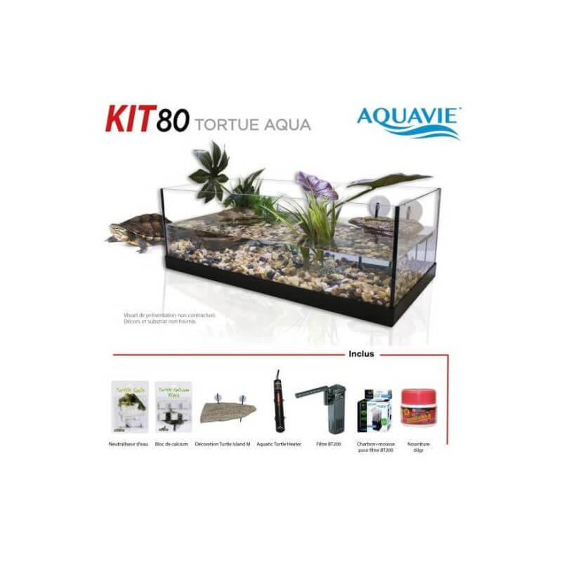 KIT TORTUE AQUA 80 EQUIPE AQUAVIE