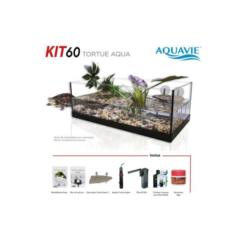 KIT TORTUE AQUA 60 EQUIPE AQUAVIE