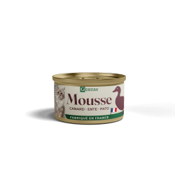 GUSTAV MOUSSE AU CANARD 85gr pour chat