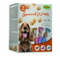 MULTIPACK GOURMET WRAPS x20 200gr pour chien