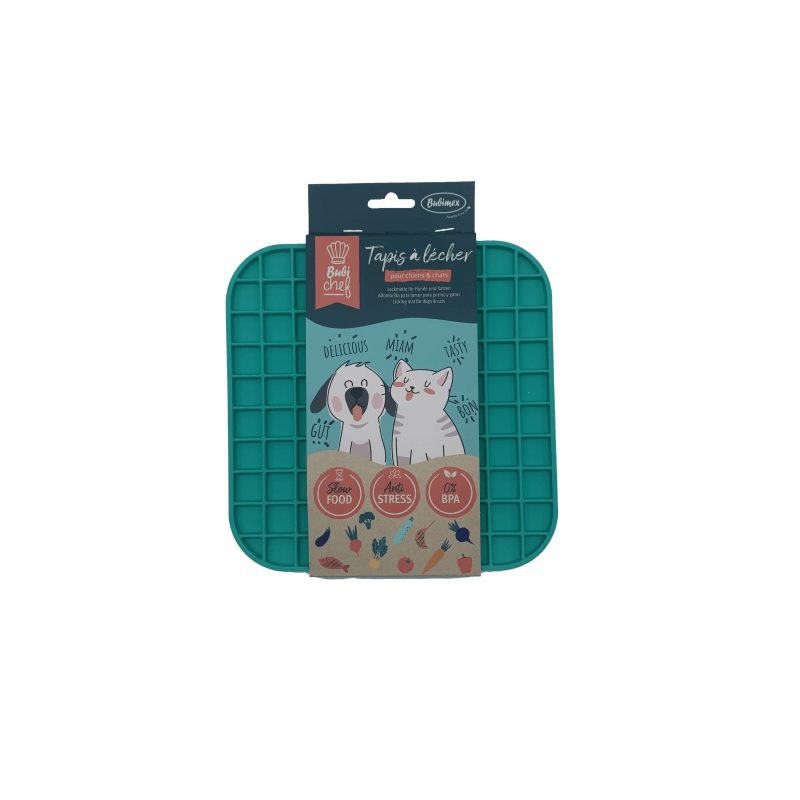 TAPIS A LECHER BUBICHEF LICKONE BLEU