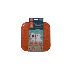 TAPIS A LECHER BUBICHEF LICKFUN ORANGE