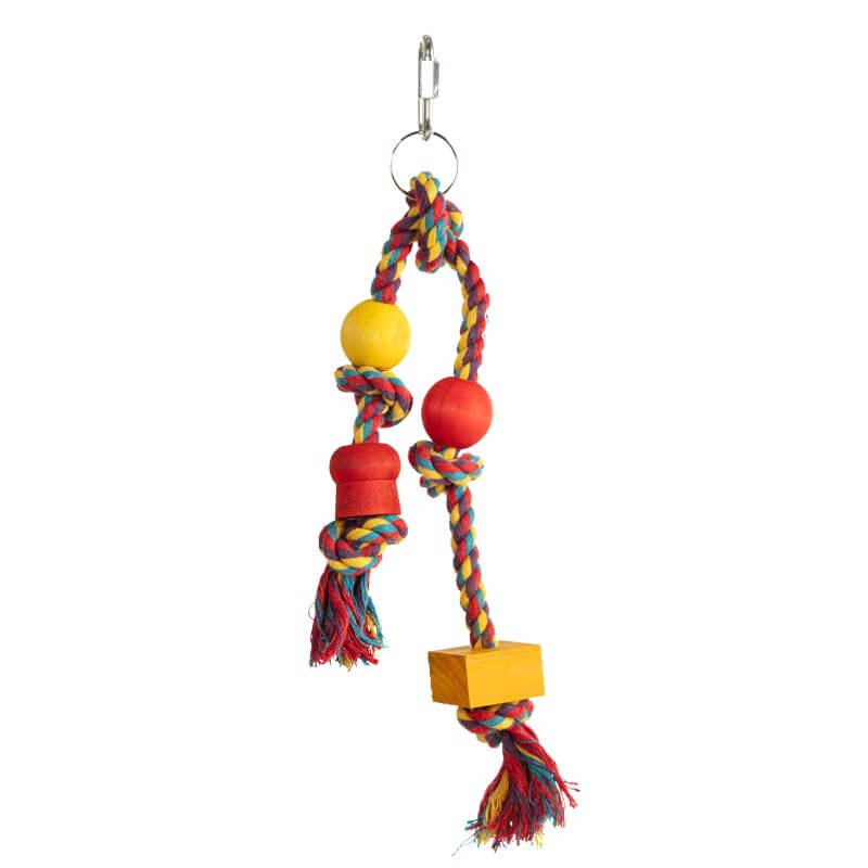 SUSPENSION DOUBLE CORDES PERRUCHES