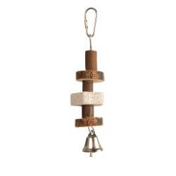 SUSPENSION OISEAU AVEC PIERRES DE LAVE