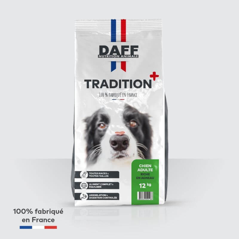 DAFF TRADITION + ADULTE RICHE EN AGNEAU 18KG