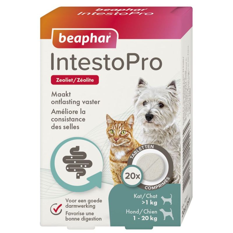 COMPRIMES TROUBLES GASTRO INTESTINAUX chats & petits chiens INTESTOPRO