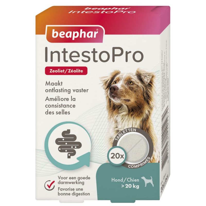 COMPRIMES TROUBLES GASTRO INTESTINAUX chiens INTESTOPRO