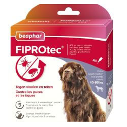 FIPROTEC SPOT-ON TRES GRANDS CHIENS PUCES & TIQUES 4x4.02ml