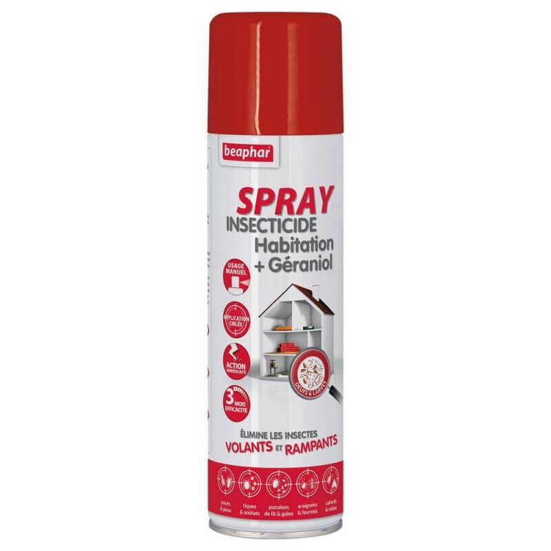 SPRAY INSECTICIDE HABITATION & GERANIOL 250 ml