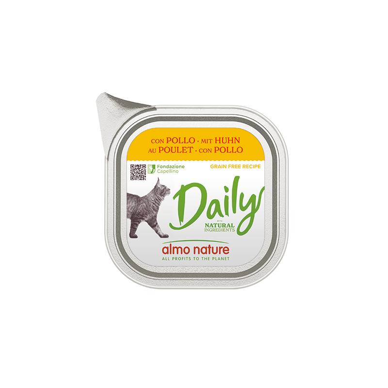ALMO CHAT DAILY GRAIN FREE POULET 100gr