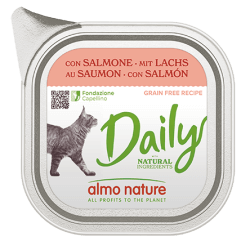 ALMO CHAT DAILY GRAIN FREE SAUMON 100gr