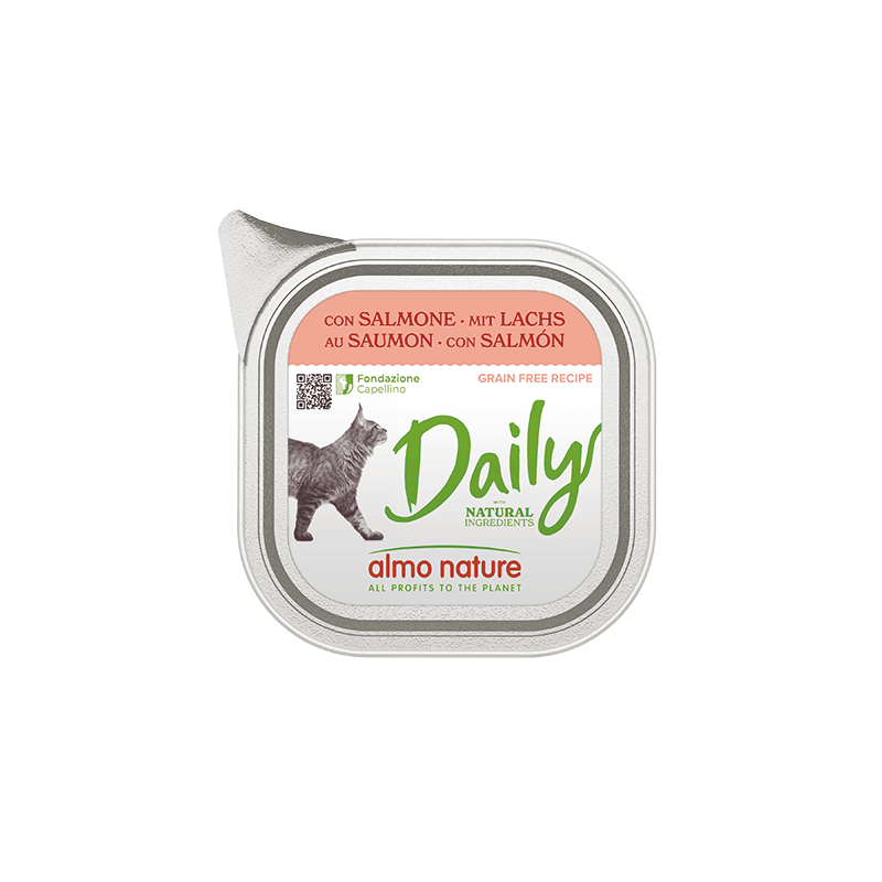 ALMO CHAT DAILY GRAIN FREE SAUMON 100gr