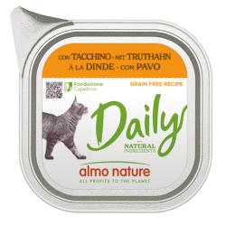 ALMO CHAT DAILY GRAIN FREE DINDE 100gr