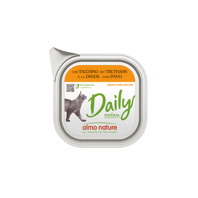 ALMO CHAT DAILY GRAIN FREE DINDE 100gr