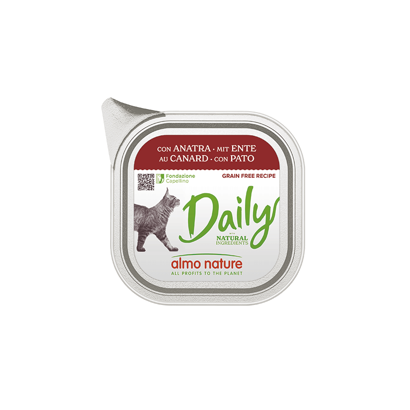 ALMO CHAT DAILY GRAIN FREE CANARD 100gr